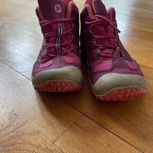 Merrell Girls Pink Hiking Shoes